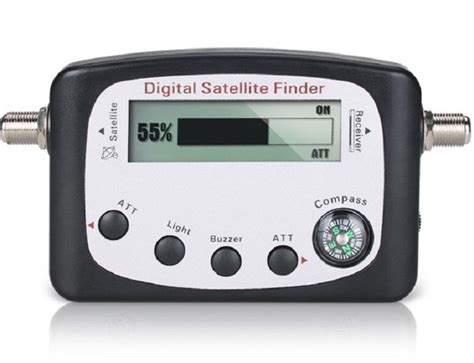 Satellite Signal Finder Meter with LCD Display Digital and Compass ...