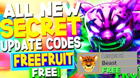 ALL NEW *FREE FRUITS* CODES in BLOX FRUITS CODES! (Blox Fruits Codes ...