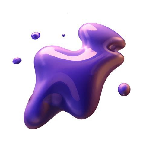 3d fluid glossy shape 21879206 PNG