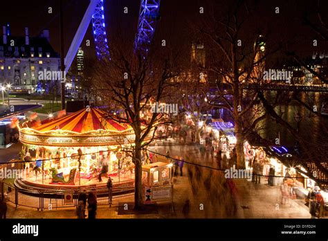 The Southbank Centre Christmas Market; London, England Stock Photo - Alamy