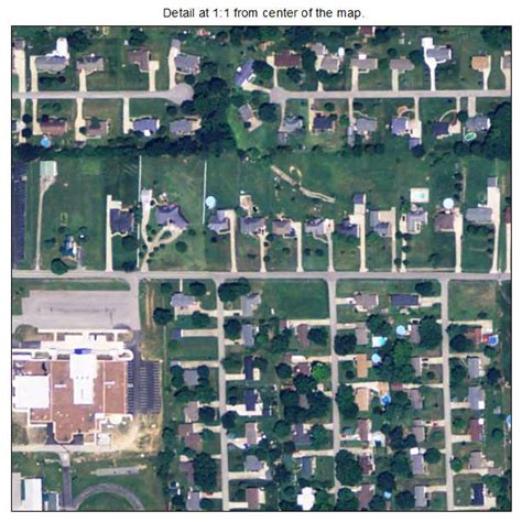 Aerial Photography Map of Hebron Estates, KY Kentucky