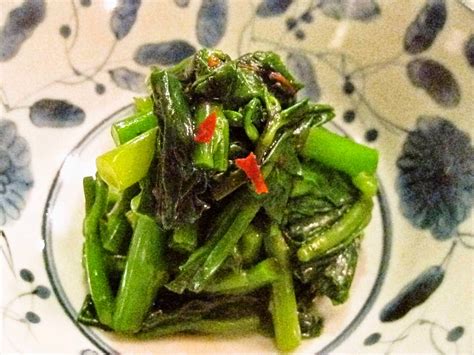 Recipes for Tom: Tsuruna no sujoyu-ae / New Zealand spinach in vinegar soy sauce