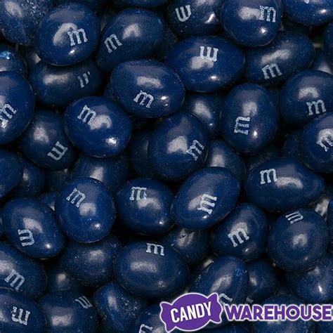 Peanut M&M's Milk Chocolate Candy - Dark Blue: 10-Ounce Bag | Candy ...