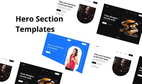 Hero Section Templates Figma Free Resource | UI4Free