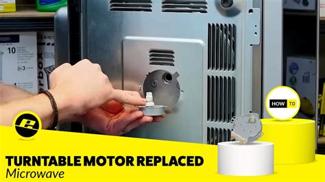 How to Replace a Microwave Oven Turntable Motor - YouTube