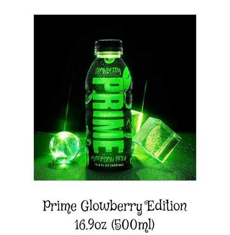 Prime Drink Glowberry Rare Edition 16.9oz 500ml - Etsy