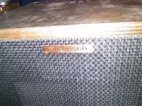 pair of heresey klipsch speakers - Garage Sale - The Klipsch Audio ...