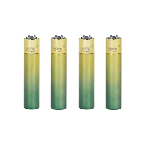 Clipper Lighters Green Icy (Reusable) | Multitrance