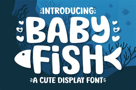 Baby Fish Font by Jasm (7NTypes) · Creative Fabrica