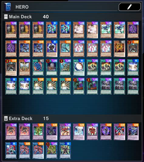 The best Elemental HERO deck in Yu-Gi-Oh! Master Duel