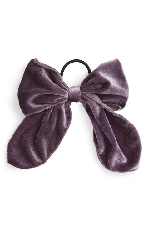 Cara Floppy Velvet Bow Hair Tie | Nordstrom