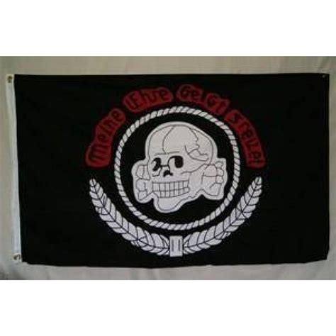 German Totenkopf Cotton Flag 3 x 5 ft. Panzer Division