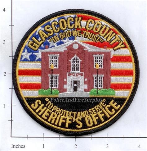 Georgia - Glascock County Sheriffs Office Police Dept Patch – Police ...