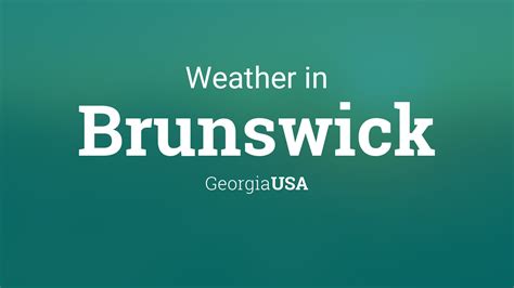 Weather for Brunswick, Georgia, USA