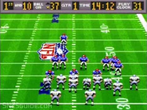 Madden NFL '94 - SNES Gameplay - YouTube