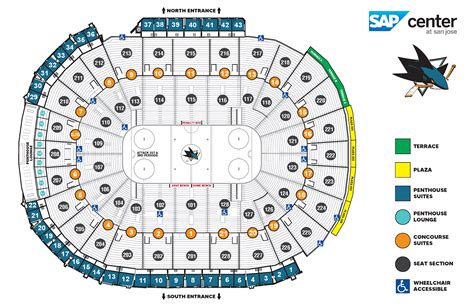 Venue Maps | SAP Center