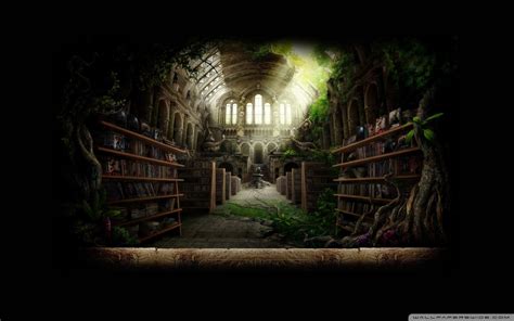 Old Library Wallpaper - WallpaperSafari