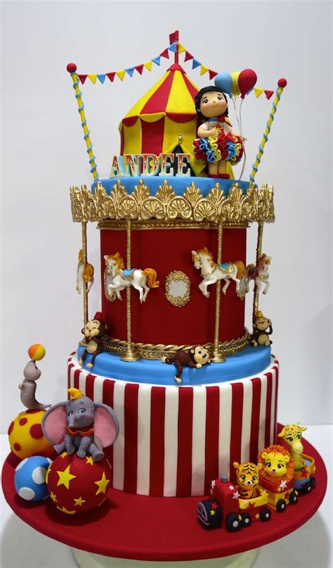 circus carnival cake | Carnival cakes, Carnival birthday cakes ...