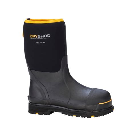 Steel-Toe Protective Work Boot - Dryshod Waterproof Boots