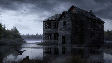 Haunted House Wallpapers Desktop - Wallpaper Cave