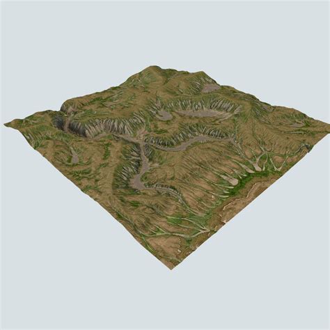 Terrain maps 3D model - TurboSquid 1404272