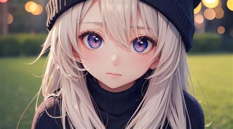 Premium Photo | Beautiful girl wearing winter outfit in anime style