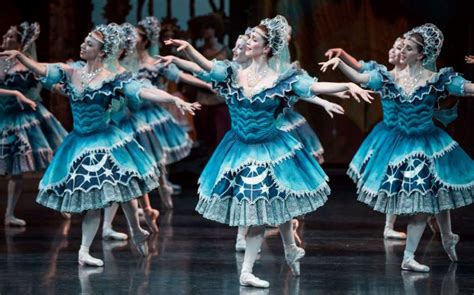 Dancers of the Australian Ballet in ‘Coppélia’, Act III (Hours of the Night), 2016. Photo ...