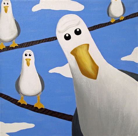 Nemo Seagulls by alifsu17 on DeviantArt | Disney paintings, Disney art ...