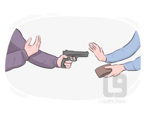 Definition & Meaning of "Armed robbery" | Picture Dictionary