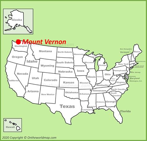 Mount Vernon Map | Washington, U.S. | Discover Mount Vernon with Detailed Maps