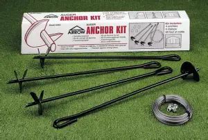 Ground Anchors For Sheds (Review) | 8 Best Storage Shed Anchor Kit