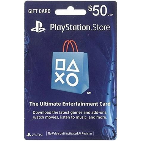 Sony $50.00 PlayStation 4 Physical Gift Card - Walmart.com - Walmart.com