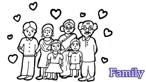 25 Easy Family Drawing Ideas - Cute Family Sketch and Art