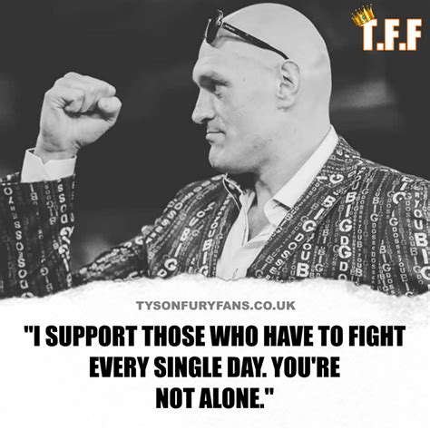 Tyson Fury Quote | Tyson fury, Fury quotes, Fury