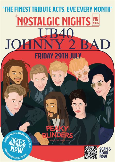 Nostalgic Nights - Johnny 2 Bad, Peaky Blinders Manchester, 29 July to ...