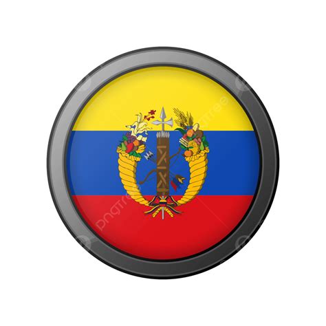 Colombia Flag Icon, Colombia, Flag, Country PNG and Vector with ...