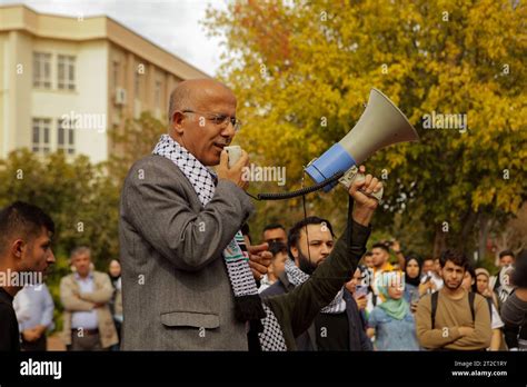 October 18, 2023: Gaziantep, Turkiye. 18 October 2023. Professor Mehmet ...