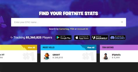 Fortnite Tracker - Get Detailed Stats For Your Profiles