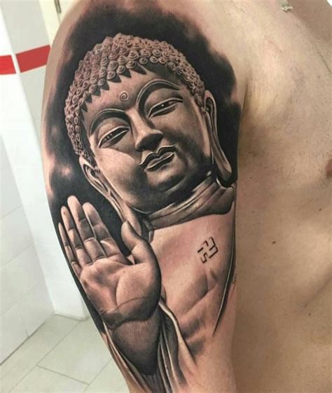 Buddha Tattoo Design, Buddha Tattoos, Buddha Tattoo Sleeve, Tattoo Design Drawings, Hand Tattoos ...