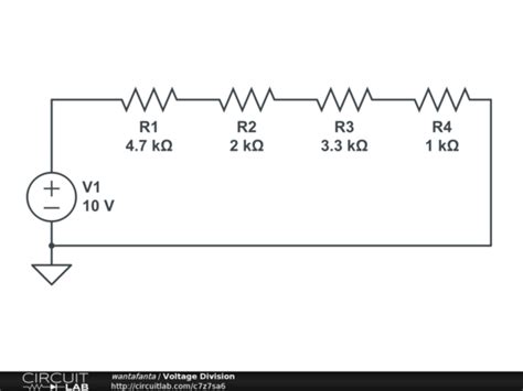 Voltage Division - CircuitLab