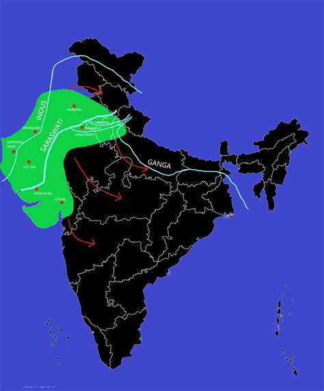 Saraswati river civilization - Sindhu valley civilization : r/IndiaSpeaks