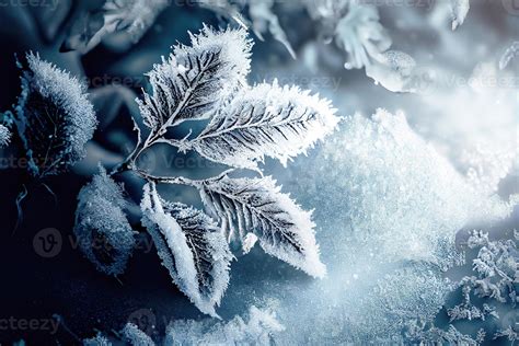 Winter background of snow and frost 14944397 Stock Photo at Vecteezy