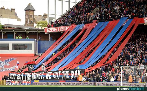 Crystal Palace fans banner Selhurst Park - Planet Football