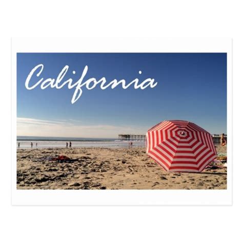 California Beach Postcard | Zazzle.com