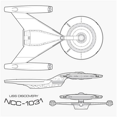 Uss Discovery Star Trek Starship Enterprise Sketch - Star Trek ...