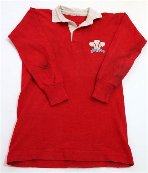 1946 Welsh Rugby Jersey Worn by Billy Cleaver - Sporting - Rugby League ...