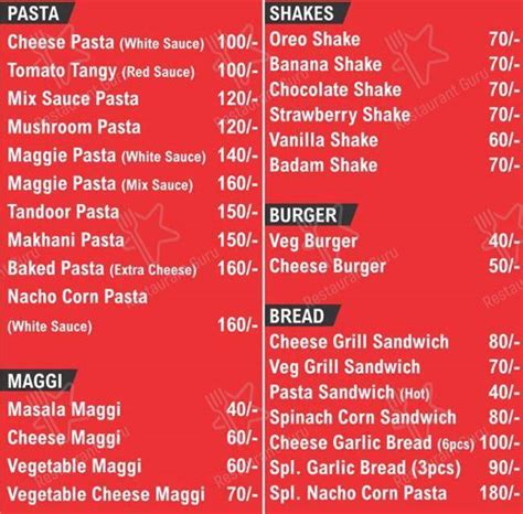 Menu at Pasta House, Delhi, 428