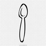 Cuchara Colorear Colher Sketsa Desenho Mewarnai Sendok Spoon Tijeras  sketch template