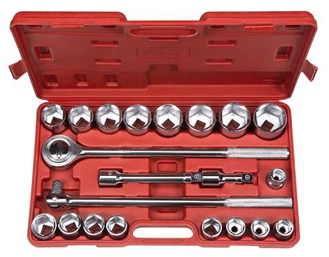 3/4 Inch Drive Jumbo Socket Set Metric 21 Piece 6 Point 19mm to 50mm Tekton 1100 | eBay