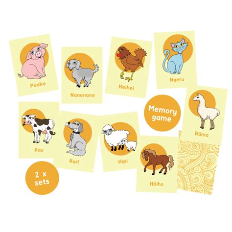 Farm Animals Memory Game – TeacherTalk